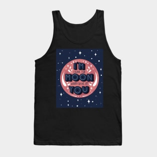 Over the Moon Poster Tank Top